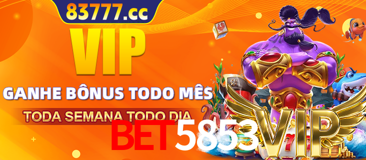 Banner promocional do bet5853 oferecendo 100% de recompensas adicionais contínuas para quem fizer o login diário (Daily sign-in), com um mascote de coelho.