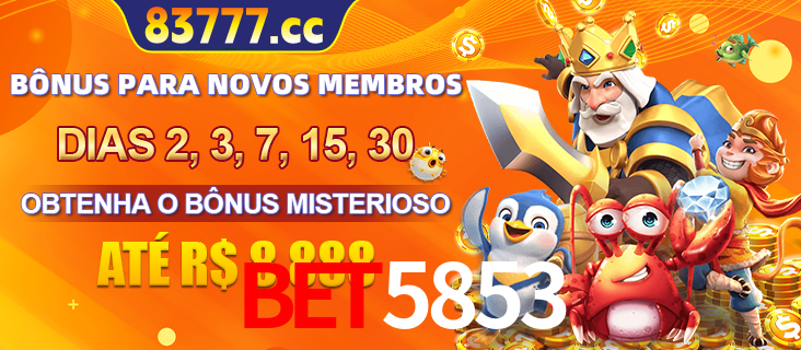 Anúncio dos benefícios para Membro VIP Sênior na plataforma bet5853, incluindo bônus promocionais, semanais e mensais, ilustrado com o personagem Fortune Tiger.